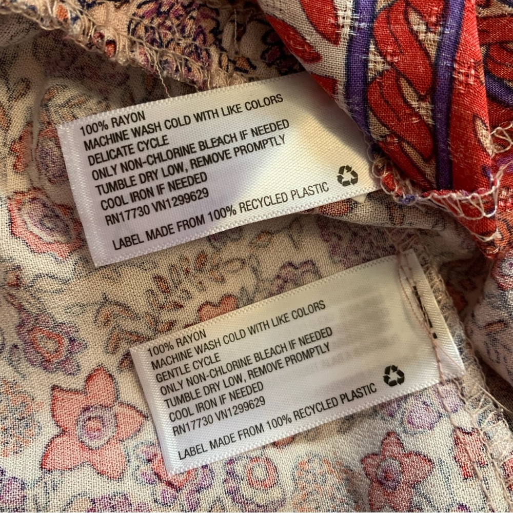 Knox Rose 2-Piece Matching Blouse + Skirt Set | Boho Prairie | Rebel Red | XXL - Picture 10 of 14